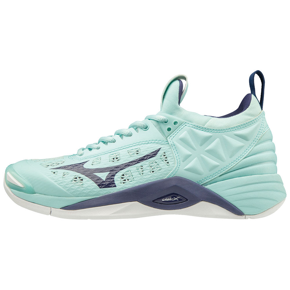 Mizuno WAVE MOMENTUM Női Röplabda Cipő Kék Fehér AQM598712